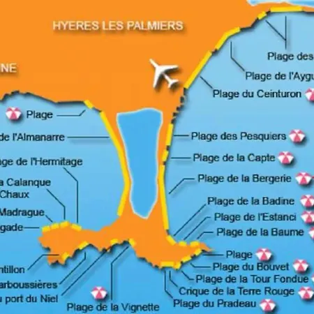 Seaside Studio, Bergerie Hyeres, Presqu'ile De Giens * Йер